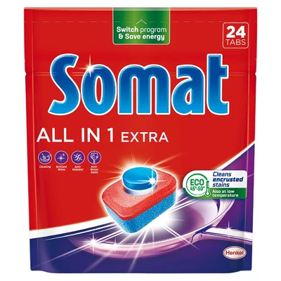 SOMAT MOSOGATOGEP TABLETTA 24.DB ALL IN ONE EXTRA ( SOMAT M )