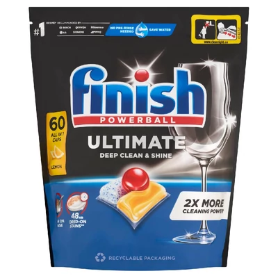Finish Quantum mosogatógép-tabletta citrom illat 60 db