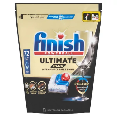 Finish Ultimate Plus All in 1 Regular Mosogatógép kapszula, 72 db