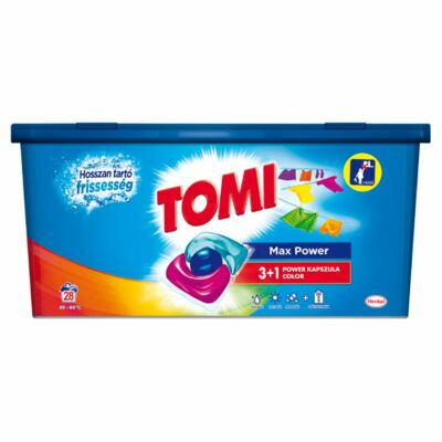 Tomi 3+1 Power mosókapszula Color 28 mosás