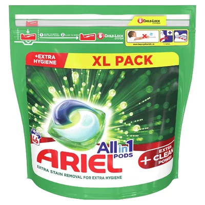 Ariel mosókapszula extra clean 46 db