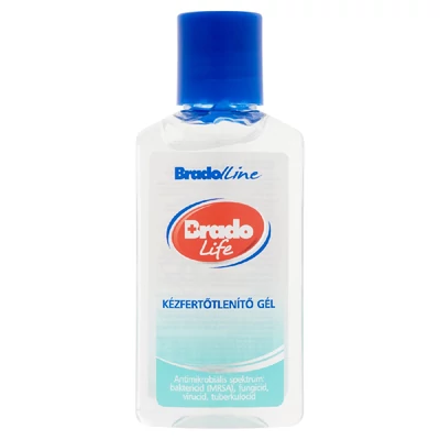 BradoLife kézfertőtlenítő gél 50 ml