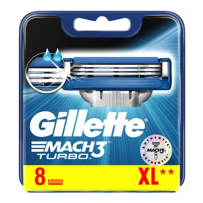 Gillette Borotvabetét Mach3 Turbo, 8 db