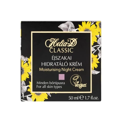 Helia-D Classic Vegán éjszakai hidratáló krém 50 ml