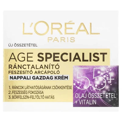 Loreal age specialist 55+ nappali krém 50.ml