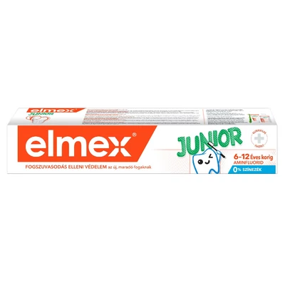 Elmex Junior gyerek fogkrém 6-12 éves 75 ml