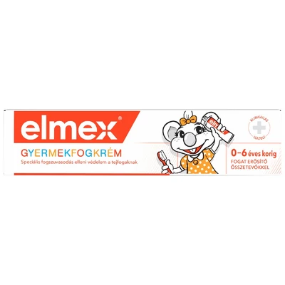 elmex gyermekfogkrém 6 éves korig 50 ml