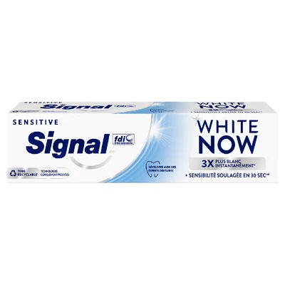 Signal White Now sensitive fogkrém 75ml
