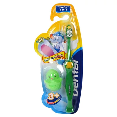 Dental gyerek fogkefe soft kupakjátékkal