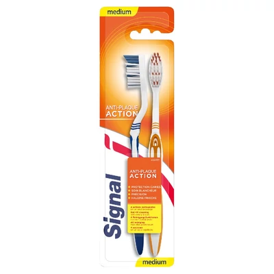 Signal Duopack fogkefe anti-plaque 2 db