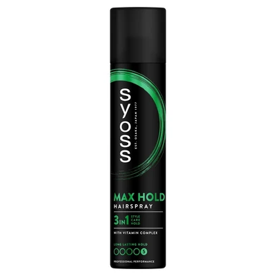 Syoss hajlakk Max Hold - Maximális tartás 300 ml
