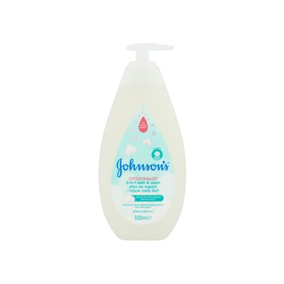 Jonhson's fürdető 2in1 cottontouch 500 ml