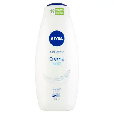 NIVEA Creme Soft krémtusfürdő 750 ml