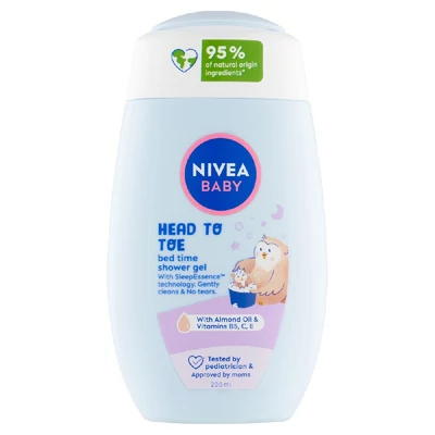 NIVEA BABY FURDETO 200.ML BED TIME HEAD TO TOE