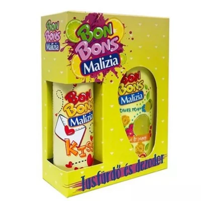 Malizia díszdoboz Bon Bon Lime tusfürdő és deo spray