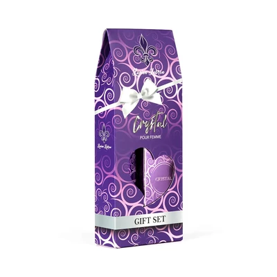 LL díszdoboz Crystal EDP + deo spray