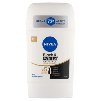 Nivea stift női black & white invisible silky smooth 50 ml