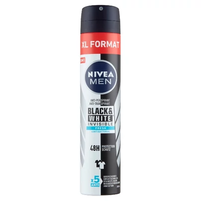 NIVEA DEO MEN 200.ML BLACK & WHITE INVISIBLE FRESH