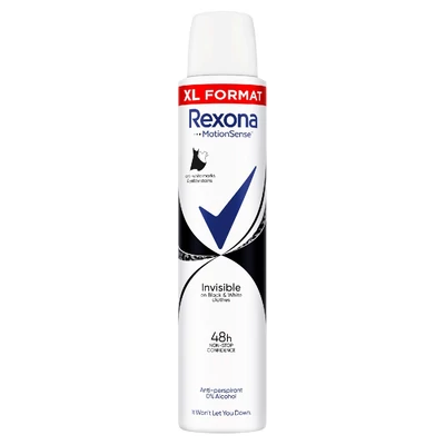 REXONA DEO 200.ML INVISIBLE B&W