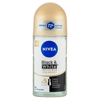 NIVEA ROLL-ON NOI 50.ML BLACK & WHITE SILKY SMOOTH