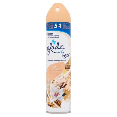 Glade by Brise 5 in 1 magnólia és vanília légfrissítő aeroszol 300 ml