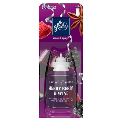 SC.GLADE SENSE&SPRAY 18.ML UT MERRY BERRY WINE