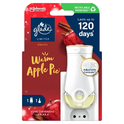 Sc. Glade elektromos készülék + utántöltő 20. ml warm apple pie