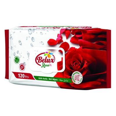 Belux nedves törlőkendő rose 120 db