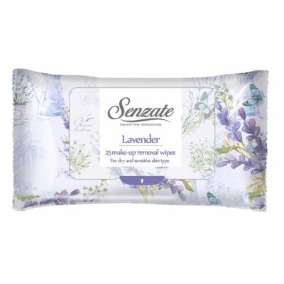 Senzate Lavender nedves törlőkendő 15 db