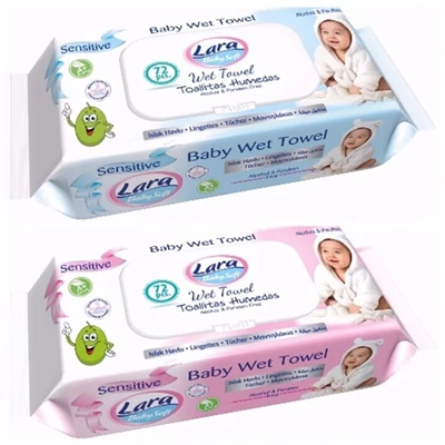 LARA NEDVES TÖRLŐKENDŐ 72 DB BABY & SOFT