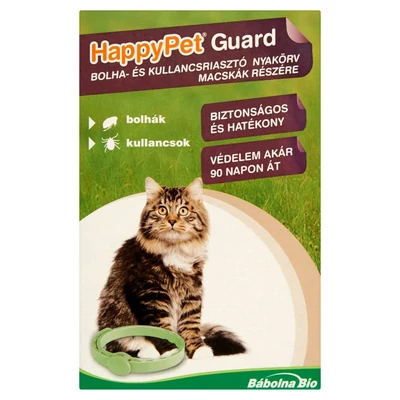 Happypet Guard bolha- és kullancsriasztó macska nyakörv