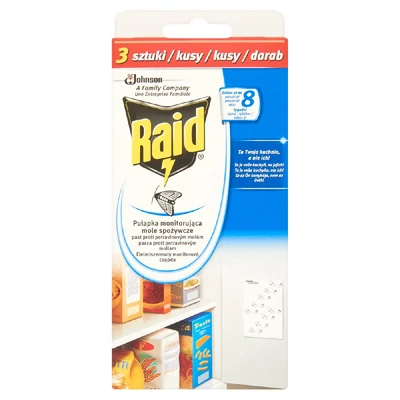Raid élelmiszermoly monitorozó csapda 3 db