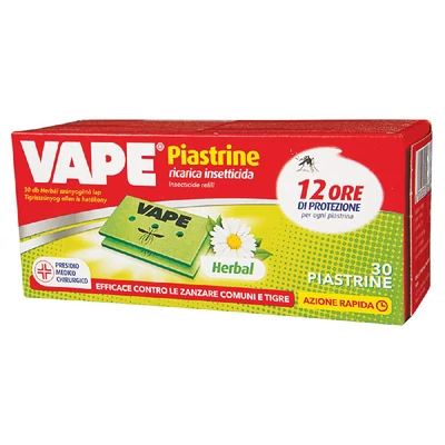 Vape Herbal szúnyogirtó utántöltő lap 30 lap