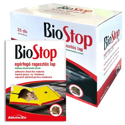 Biostop egérfogó ragasztós lap 1 db