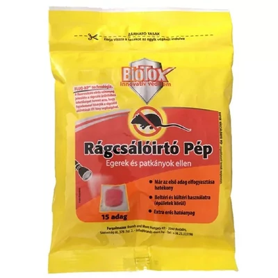 Biotox rágcsálóirtó pép Difenakum 10*15g