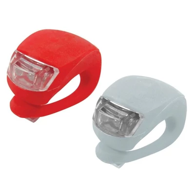 Szilikon LED bicikli lámpa 2 db