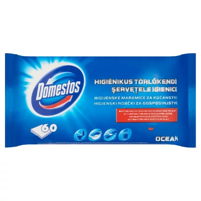 Domestos törlőkendő óceán 60 db