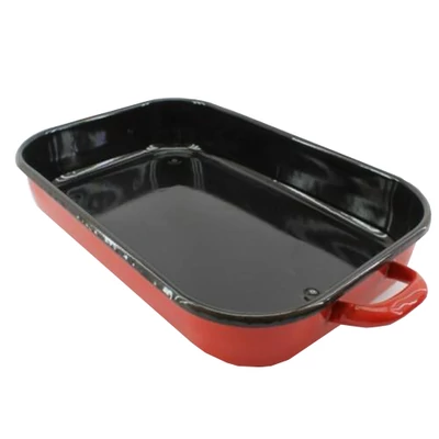 Zománcozott füles tepsi 40 cm 