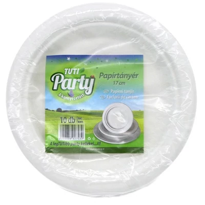 TUTI PARTY ECO 10.DB PAPIRTANYER 17.CM
