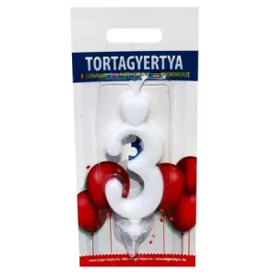 TORTAGYERTYA SZAMOK 3-AS