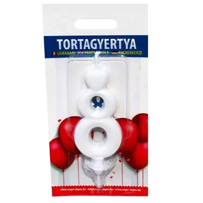 TORTAGYERTYA SZAMOK 8-AS