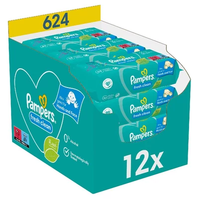 Pampers baby törlőkendő 52 db Fresh Clean