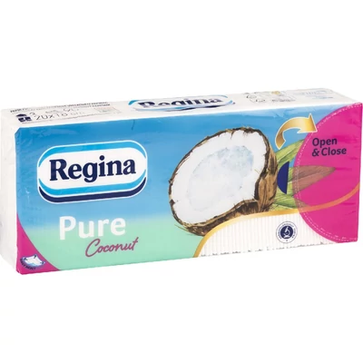 Regina papírzsebkendő pure 90 db Coconut
