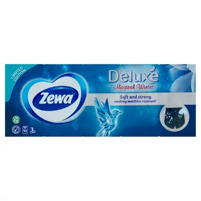 Zewa Deluxe Adventure illatmentes papírzsebkendő 3 rétegű 10 x 10 db