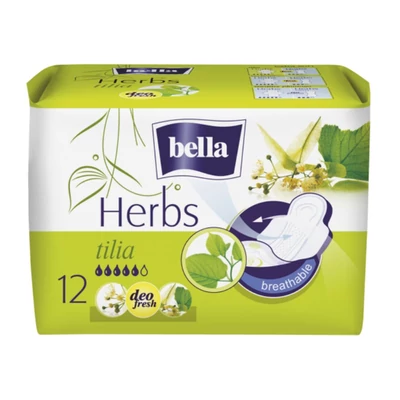 Bella Herbs hársfavirág légáteresztő tisztasági betét 12 db