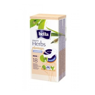 Bella Herbs lándzsás utifű légáteresztő tisztasági betét 18 db