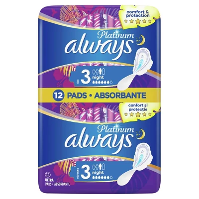 Always Ultra Platinum Night Duo 12 db eü betét