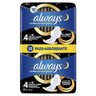 Always eü betét ultra extra night duo 12 db