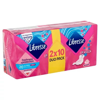 LIBRESSE EU BETET ULTRA WINGS 2*10.DB DEO FRESH DUO