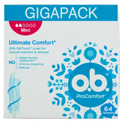 O.B. Tampon ProComfort, Mini, 64 db